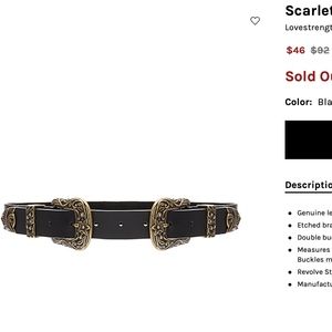 Lovestrength Belt from Revolve